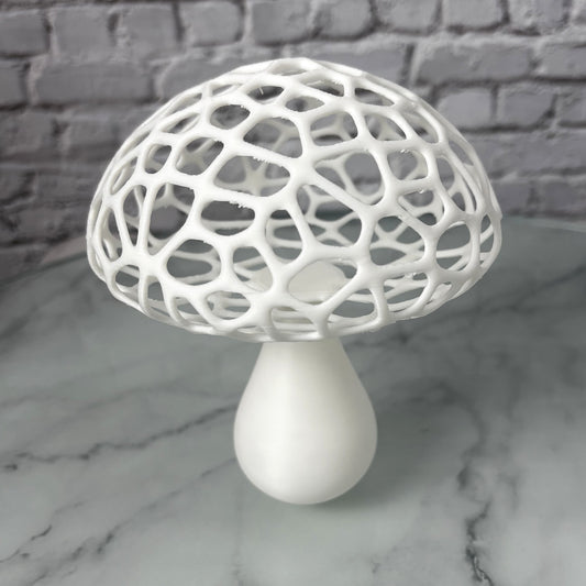 Champignon ajouré imprimé en 3D — Fil-O-Forme, vue 1