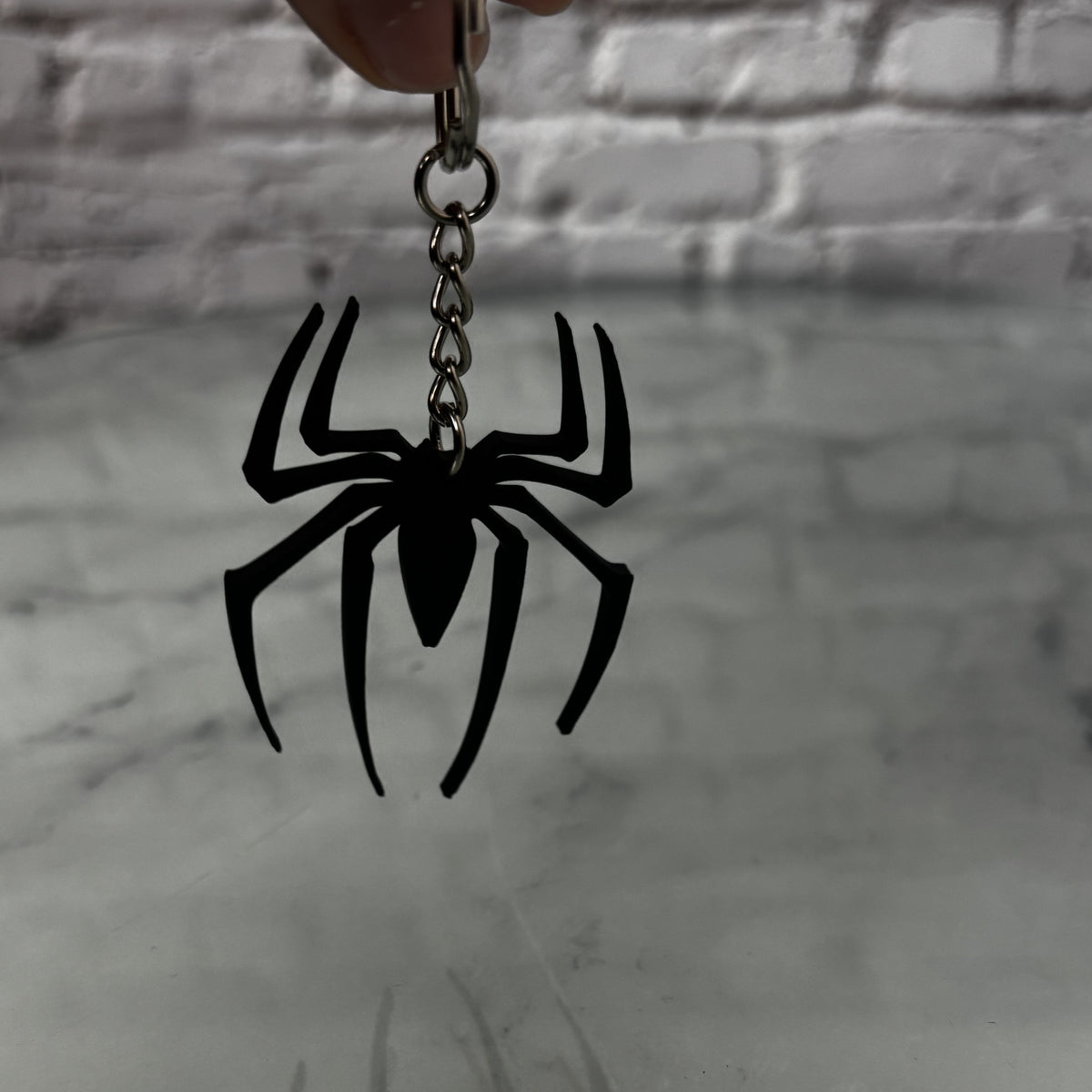 Porte-clés araignée imprimé en 3D — Fil-O-Forme, vue 1