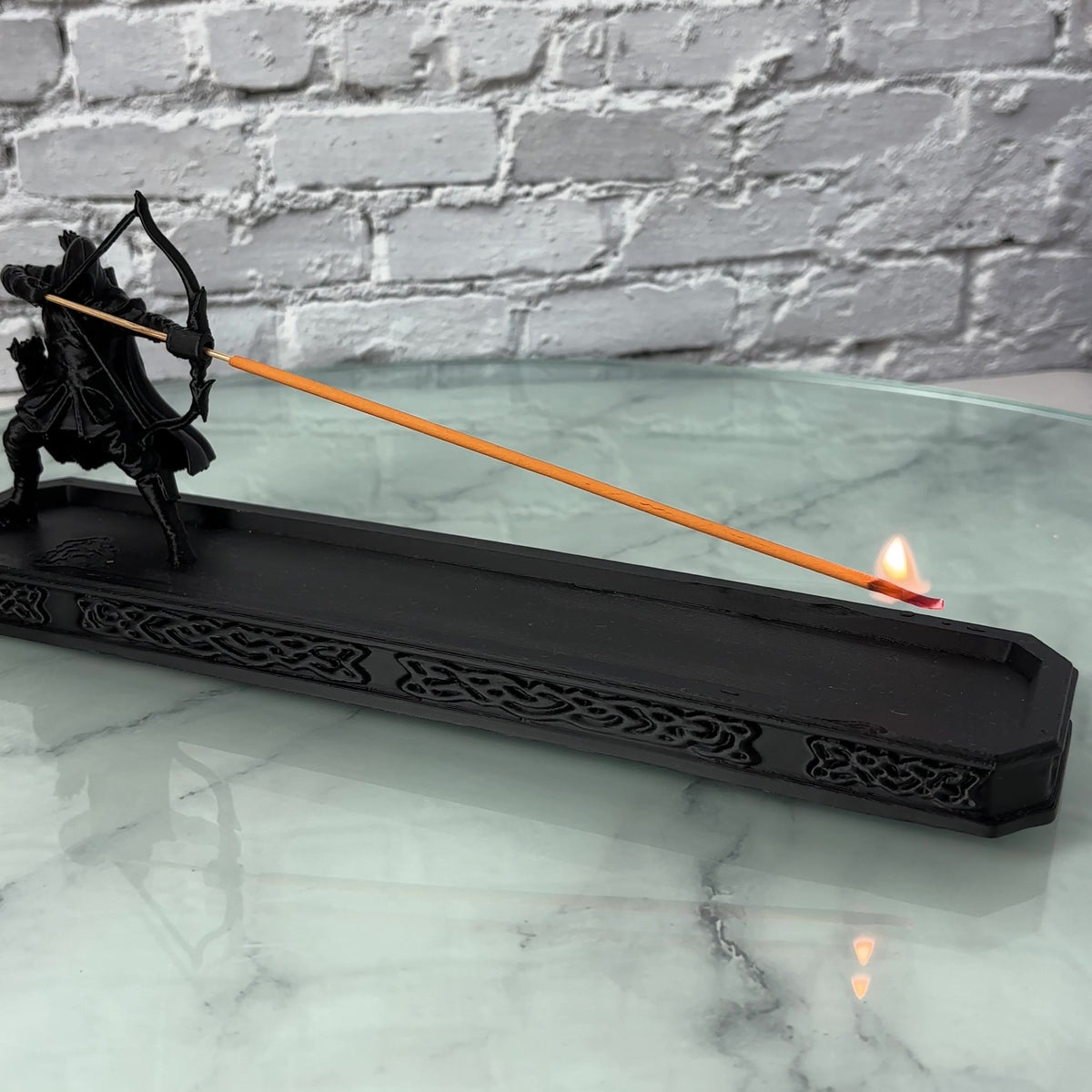 Porte-encens Archer imprimé en 3D — Fil-O-Forme, vue 1