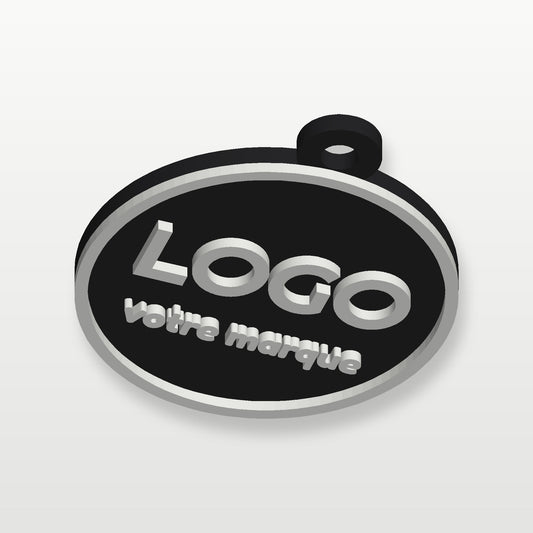 Porte-clés promotionnel au logo, impression 3D Fil-O-Forme