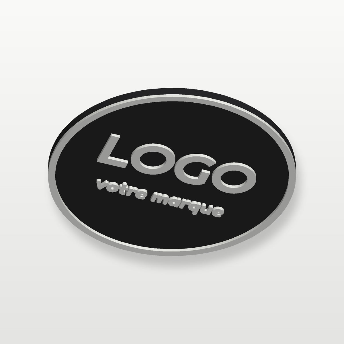 Sous-verre promotionnel au logo, impression 3D Fil-O-Forme
